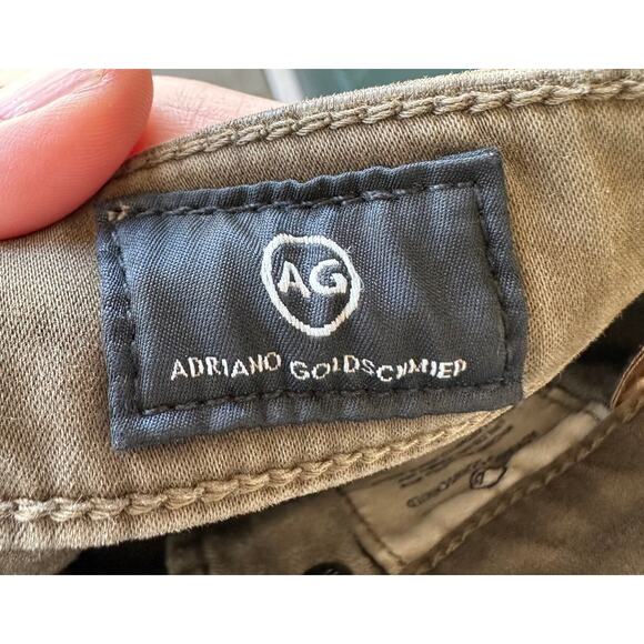 NWOT AG Farrah Skinny Ankle Coated Jeans 27 Dark Bayou Leather Look High Rise - Picture 6 of 9